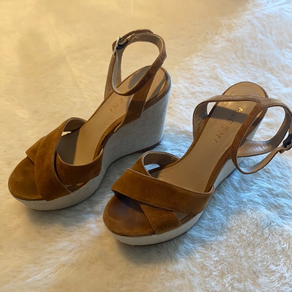 M.GEMI Platform Wedge Sandals - Picture 4 of 6